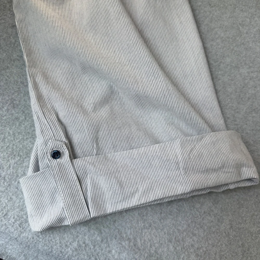 Nautica Sleepwear Womens Pajama Pants Blue Striped Drawstring Lounge Size Medium